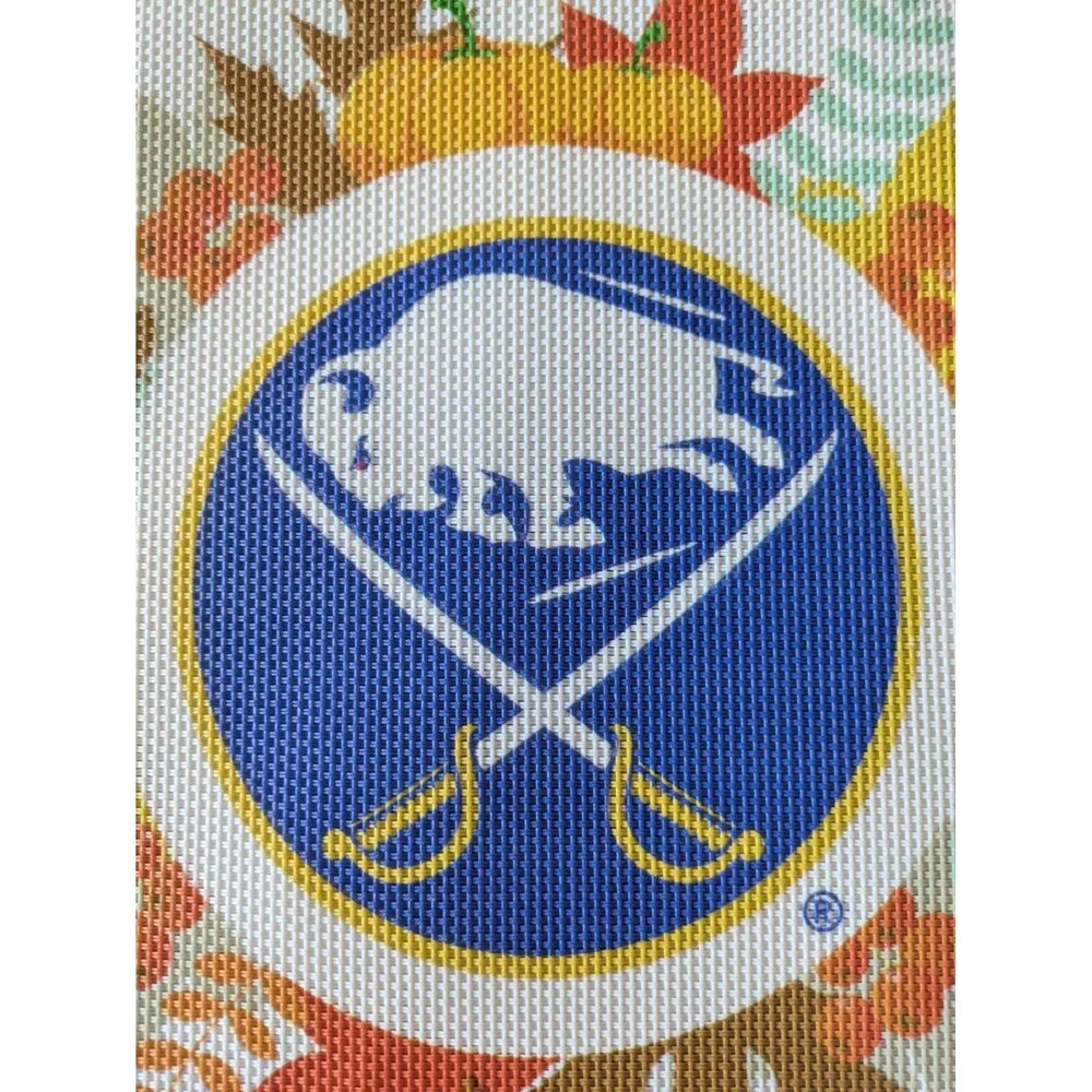 Buffalo Sabres Placemat Set NHL Logo, Thanksgiving, Autumn Fall Leaves, wegmans